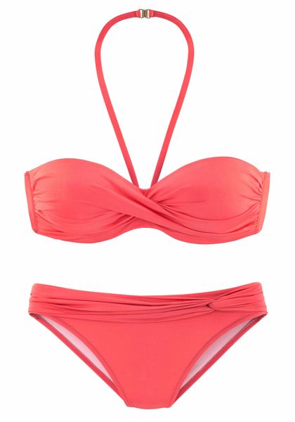 LASCANA Bügel-Bandeau-Bikini mit verschiedenen Trägervarianten günstig online kaufen