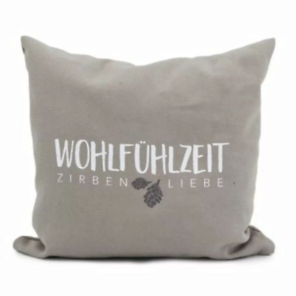 Herbalind "Zirbenkissen ""Wohlfühlzeit""" stein Gr. 25 x 25 günstig online kaufen