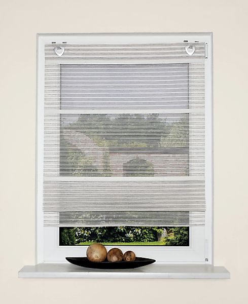 HOME WOHNIDEEN Raffrollo "JÖRG" mit Ösen ohne Bohren freihängend Magnetroll günstig online kaufen