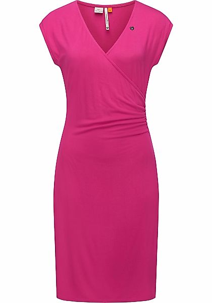 Ragwear Etuikleid "Crupi", figurbetontes Sommerkleid mit Raffung an der Tai günstig online kaufen