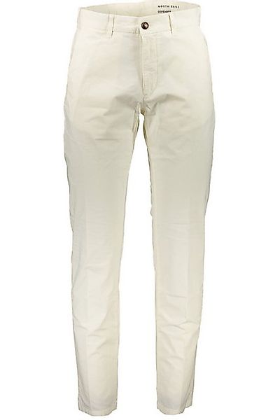 North Sails 5-Pocket-Hose Herrenhose Weiß Slim Fit mit 4 Taschen und Logo-D günstig online kaufen