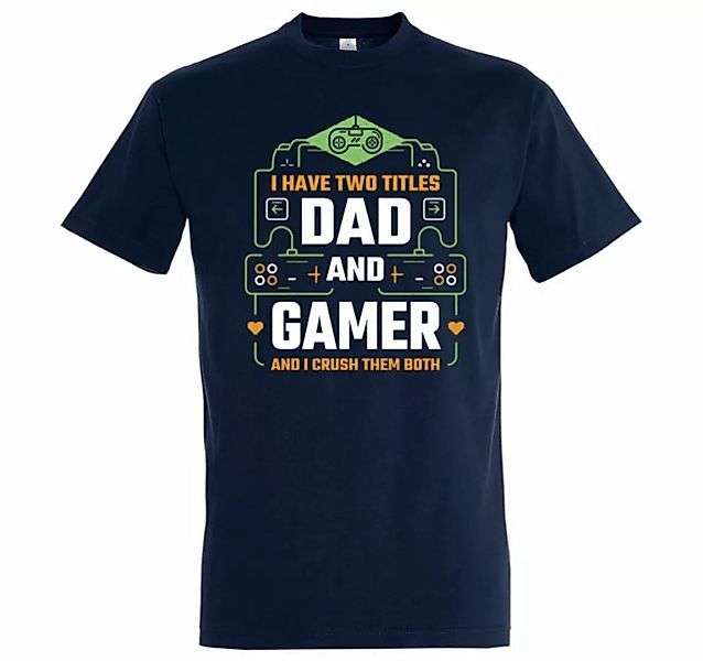 Youth Designz T-Shirt "Dad And Gamer" Herren Shirt mit trendigem Frontprint günstig online kaufen