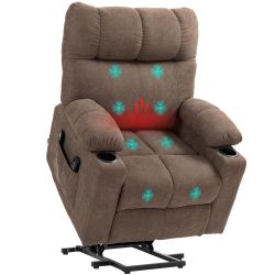 HOMCOM Massagesessel Elektrischer Aufstehsessel, Liegefunktion, Fernsteueru günstig online kaufen