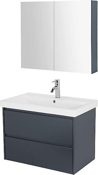 welltime Badmöbel-Set Clarence, Waschplatz mit 2 Auszügen und Softclose Bre günstig online kaufen