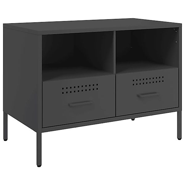 VidaXL TV-Schrank Schwarz 68x39x50,5 cm Kaltgewalzter Stahl günstig online kaufen