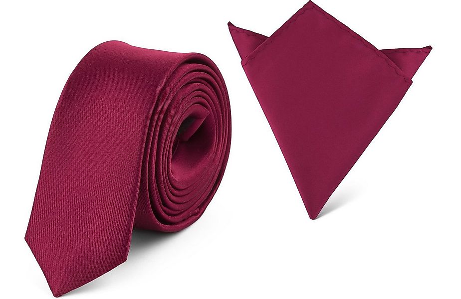 Ladeheid Krawatte Herren Schmale Krawatte & Einstecktuch Set SP/P (150cmx5c günstig online kaufen