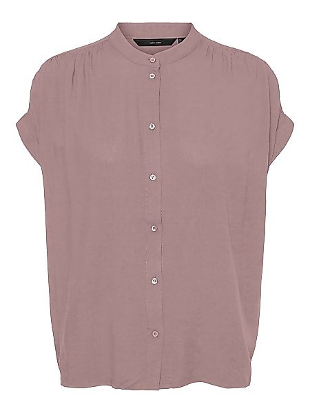 VERO MODA Kurzärmelige Hemd Damen Violett günstig online kaufen