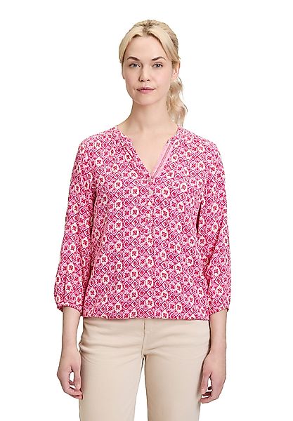 Cartoon Schlupfbluse Cartoon Casual-Bluse mit Muster günstig online kaufen