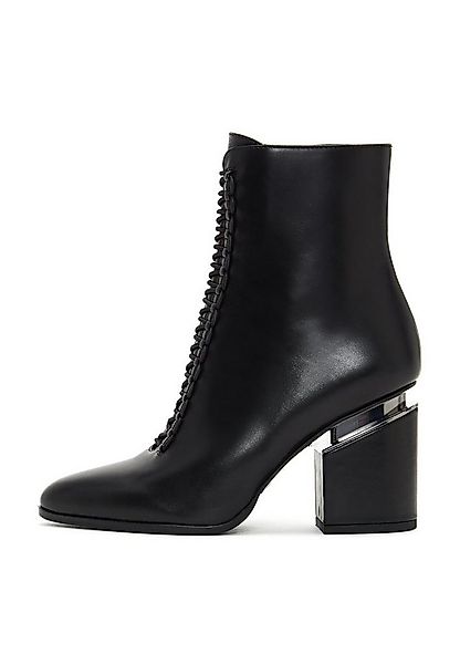 Derimod Absatz-Stiefeletten aus Leder Ankleboots Schnürsenkel, Textilfutter günstig online kaufen