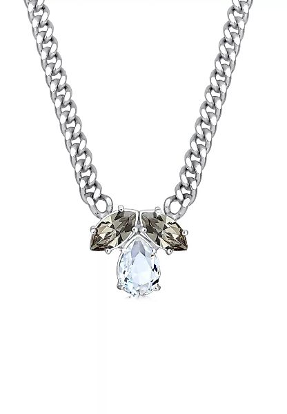 Elli Premium Collierkettchen "Collier Tropfen Kristalle 925 Silber" günstig online kaufen