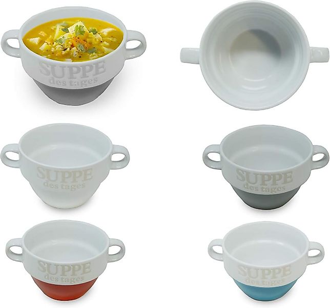 Riyashop Haushaltshobel Suppentasse Suppenschüssel Schüssel Suppenterrine L günstig online kaufen