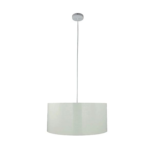 EASYLIGHT Hängelampe Rund Ø 55 cm Stoff Velours Optik In Creme Gold E27 günstig online kaufen