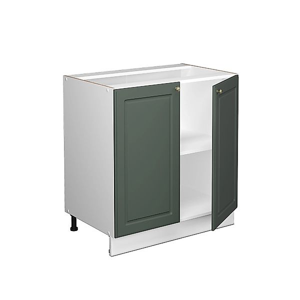 Vicco Spülenunterschrank Fame-Line, Grün-Gold Landhaus/Weiß, 80 günstig online kaufen