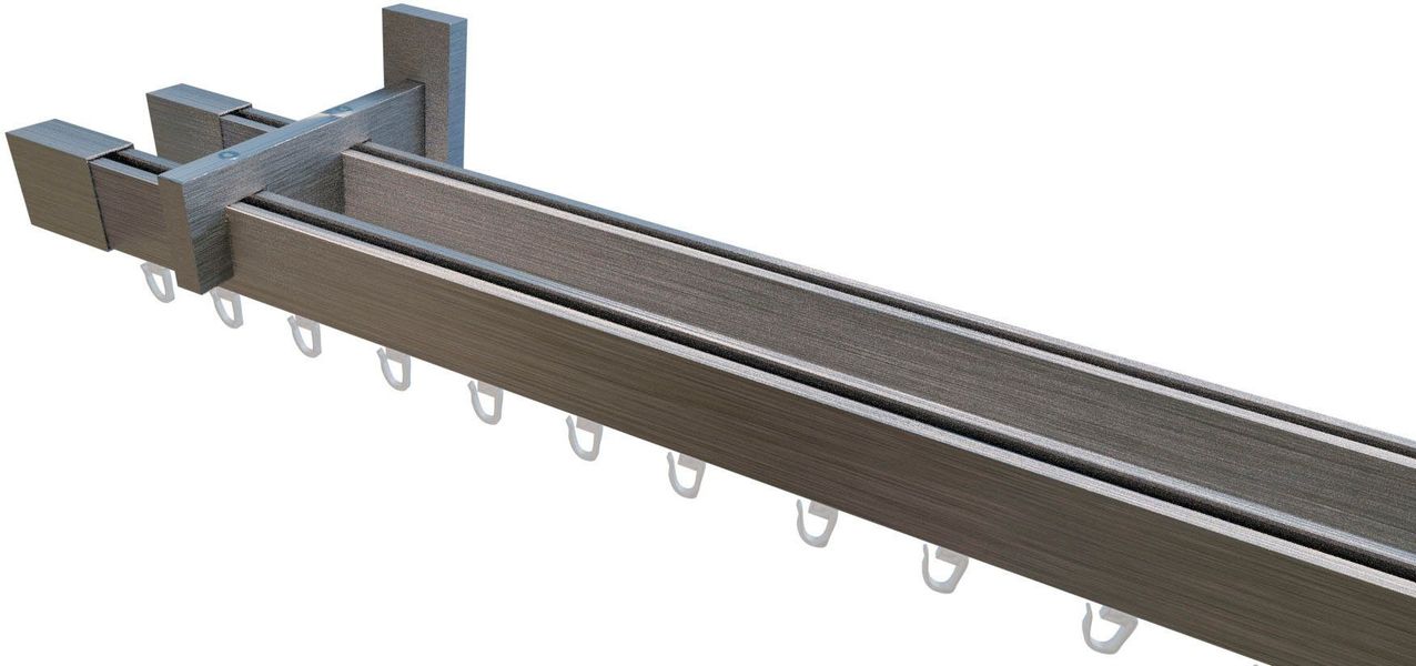 indeko Innenlaufschiene "Trend-Line" Ø 35 mm 2 läufig-läufig Wunschmaßlänge günstig online kaufen