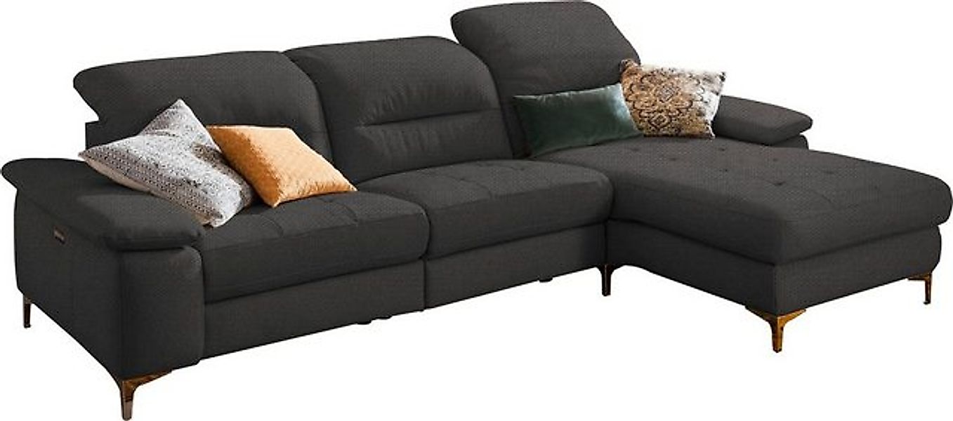 Places of Style Ecksofa Basel L-Form, mit vollmotorischer Relaxfunktion und günstig online kaufen