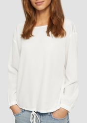 s.Oliver Langarmbluse Strukturierte Bluse mit überschnittenen günstig online kaufen