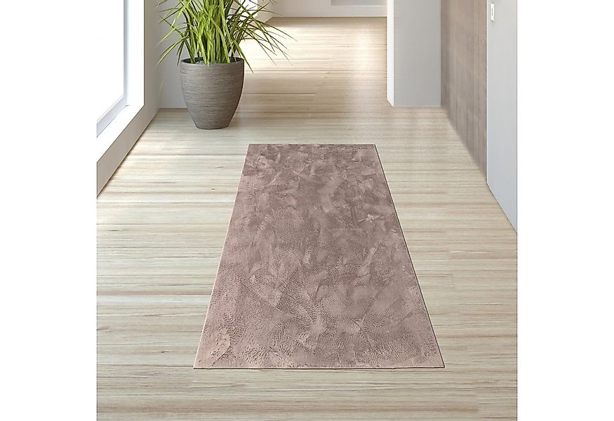 TeppichHome24 Teppich Teppich taupe weich pflegeleicht saugrobotergeeignet günstig online kaufen