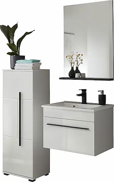 INOSIGN Badmöbel-Set »Cantara, Bad im modernen Design, 3-teiliges Badezimme günstig online kaufen
