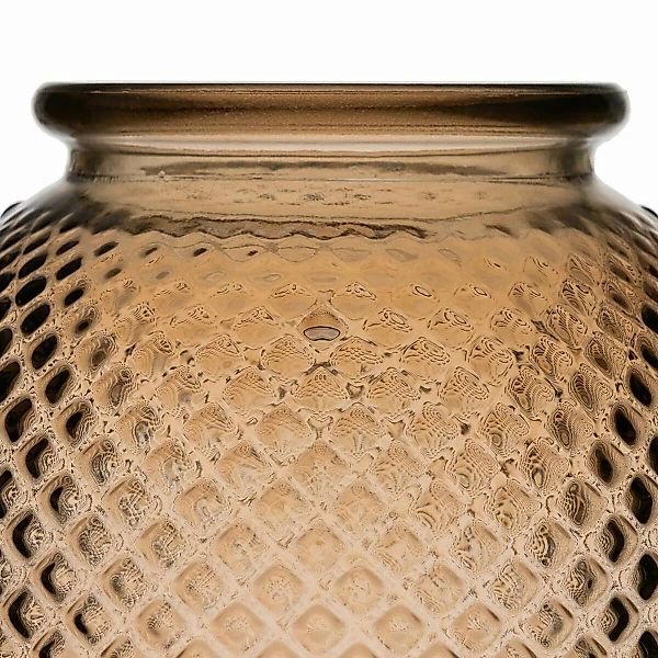 Vase Recyceltes Glas 24 X 24 X 24 Cm Karamell günstig online kaufen