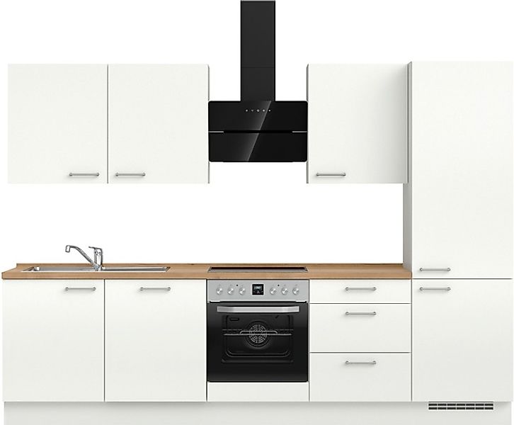 nobilia® Küchenzeile »"Laser II", Ausrichtung wählbar, Breite 300 cm« vormo günstig online kaufen