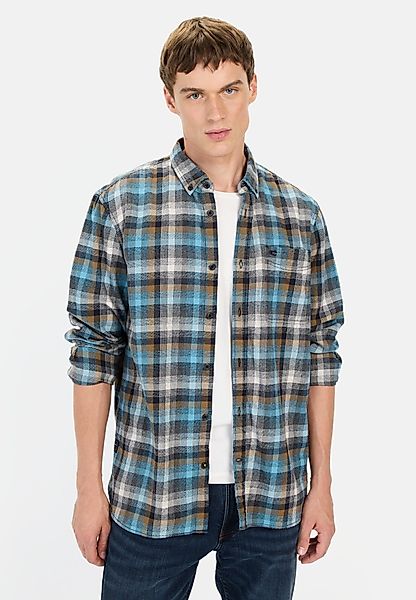 camel active Langarmhemd mit Karomuster Button-Down günstig online kaufen