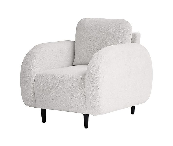 Beautysofa Sessel OPTIMO, Kunststoffbeine in schwarzer günstig online kaufen