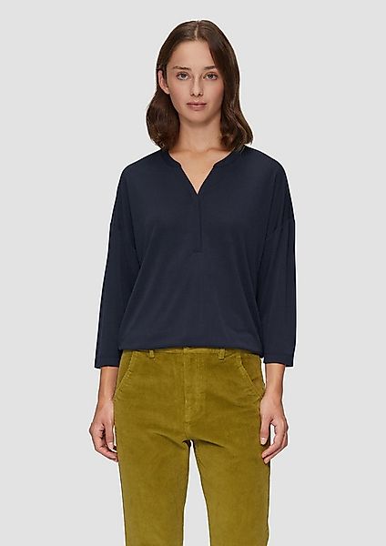 s.Oliver 3/4-Arm-Shirt T-Shirt Blusenshirt aus fließendem Modalmix günstig online kaufen