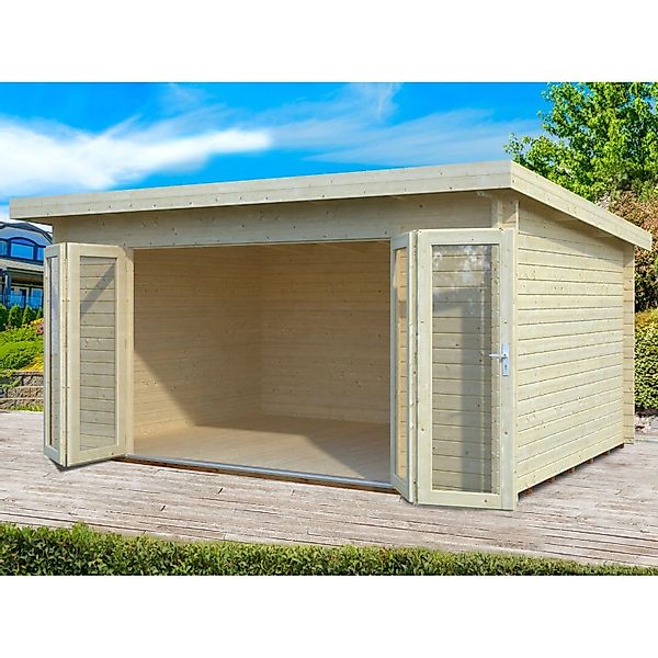 Palmako Gartenhaus "Lea" 14,2 m², mit Fußboden im Gartenhaus günstig online kaufen