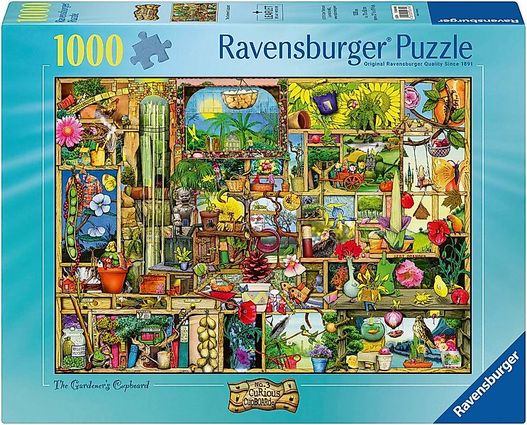 Ravensburger Puzzle Colin Thompson, CuRios CupBoards, Grandioses Gartenrega günstig online kaufen