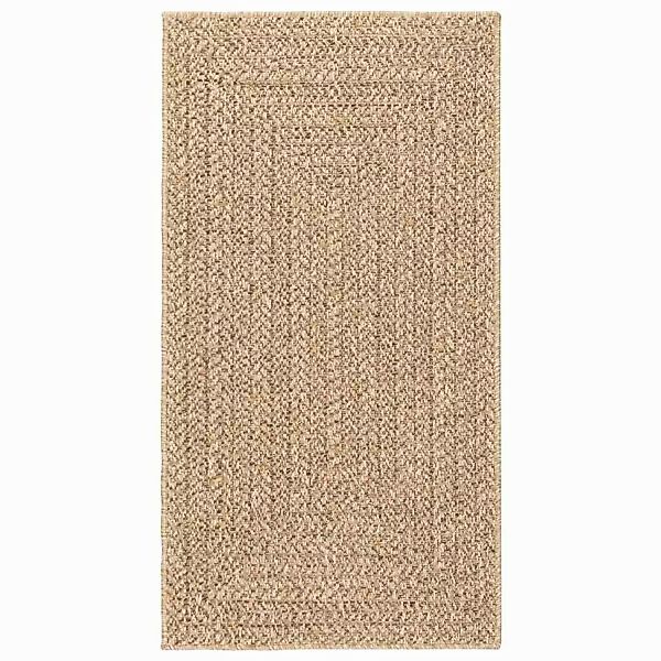 vidaXL Teppich Zizur Beige 80x150 Cm Juteoptik Indoor Und Outdoor 2232318 günstig online kaufen