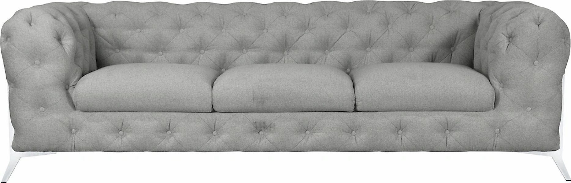 Home affaire Chesterfield-Sofa "Amaury" aufwändige Knopfheftung, moderne Ch günstig online kaufen