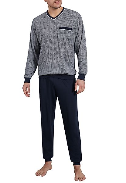 GÖTZBURG Pyjama GÖTZBURG Herren Pyjama blau günstig online kaufen