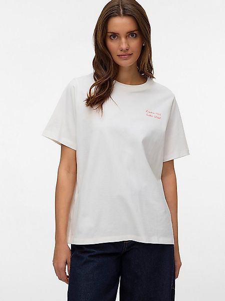 Vero Moda Kurzarmshirt VMYVONNE CATY SS TOP BOX JRS mit Rückenprint günstig online kaufen
