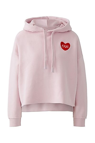 Oui Sweatshirt Oui Sweatshirt mit Kapuze aufwendig dekoriert (1-tlg) günstig online kaufen