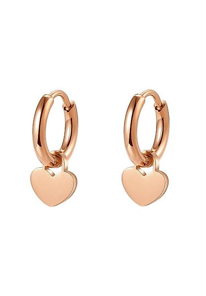 Hey Happiness Paar Creolen Herzen Liebe für Damen, Romantische Edelstahl Oh günstig online kaufen