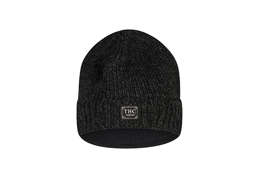 THC Natural Line Strickmütze THC Schafwoll Rollcap 509 anthrazit (1 Stück, günstig online kaufen