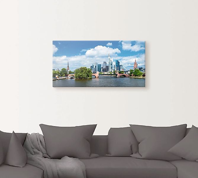 Artland Wandbild "Frankfurt am Main", Deutschland, (1 St.), als Alubild, Ou günstig online kaufen