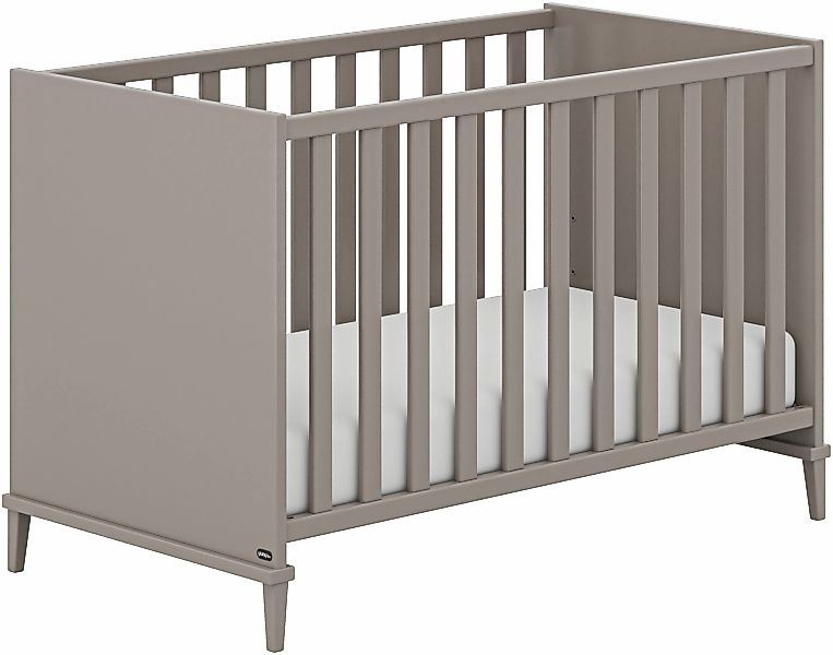 YUNY by PAIDI Babybett "BROTHER STU in Taupe", Gitterbett höhenverstellbar, günstig online kaufen