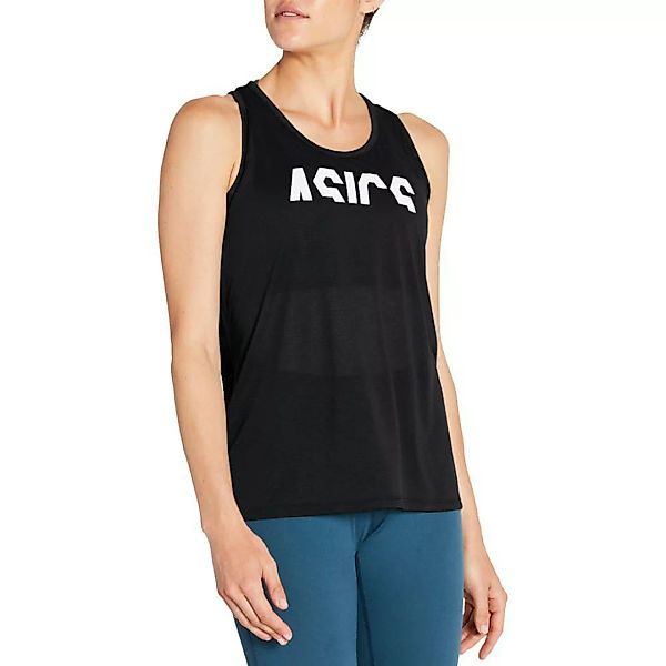 Asics Essential Graphic Ärmelloses T-shirt XS Performance Black / Brilliant günstig online kaufen