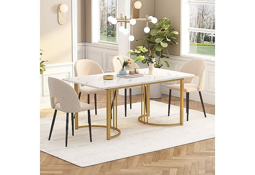 BlingBin Esstisch moderner Küchentisch für Esszimmer Wohnzimmer (1-St., 140 günstig online kaufen