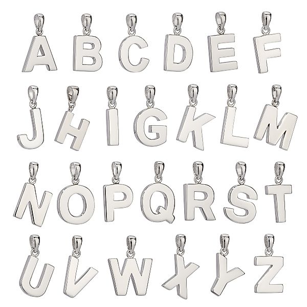 NKlaus Kettenanhänger 13x11mm Kettenanhänger Buchstabe D günstig online kaufen