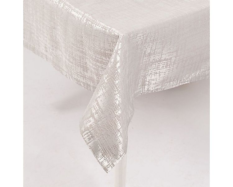 SCHÖNER LEBEN. Tischdecke Tischdecke Jacquard Air Struktur beige div. Größe günstig online kaufen