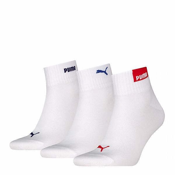 PUMA Kurzsocken "PUMA UNISEX LOGO QUARTER" 3 Paar tlg. günstig online kaufen