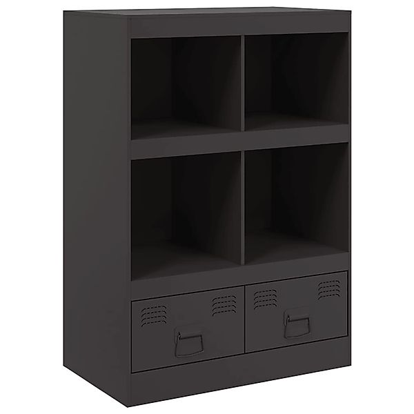 vidaXL Highboard Schwarz 67x39x95 cm Stahl 841799 günstig online kaufen