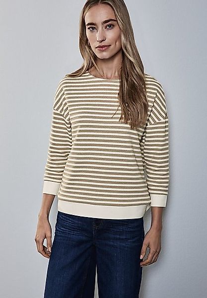 STREET ONE Sweatshirt mit Streifenmuster günstig online kaufen