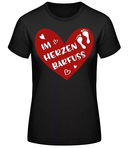 Im Herzen Barfuss · Frauen Basic T-Shirt günstig online kaufen