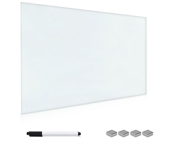 Navaris Magnettafel Magnettafel aus Glas - 60x40 cm - inkl. Magnete/Stift/H günstig online kaufen