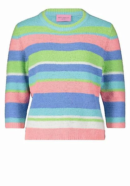 Betty Barclay Sweatshirt Strickpullover Kurz 3/4 Arm, Patch Blue/Green günstig online kaufen