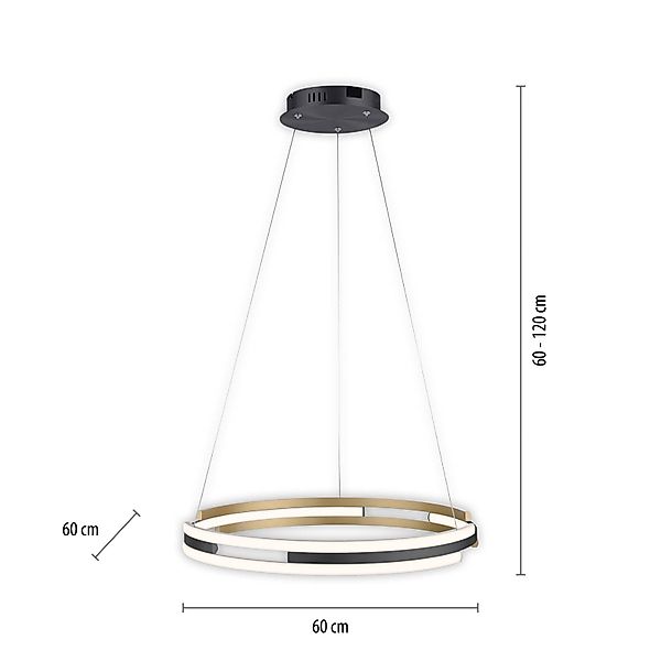 Paul Neuhaus Smarte LED-Leuchte LED Pendelleuchte Q-BELUGA Smart Home, Smar günstig online kaufen