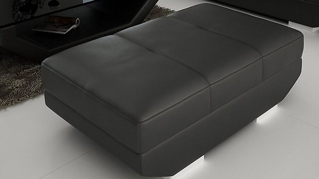 JVmoebel Sofa Moderne schwarz-weiße Sofagarnitur 3+3+Hocker luxus Möbel Neu günstig online kaufen